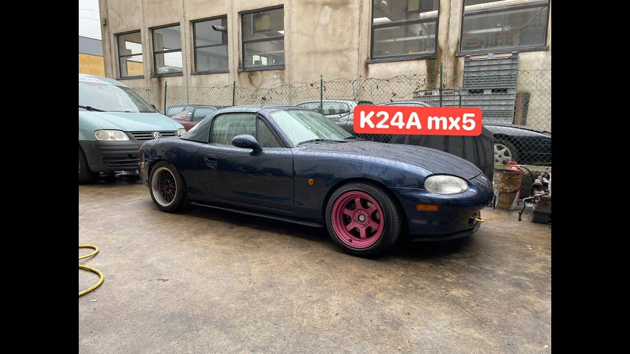 MAZDA MX5 NB K24A SWAP KPower Industries KIT EP1| Timing chain and k20a2 oil pump mod/conversion