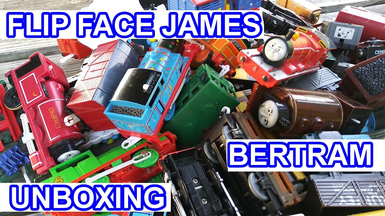 Trackmaster Thomas y sus amigos unboxing lote Bertram Flip face James