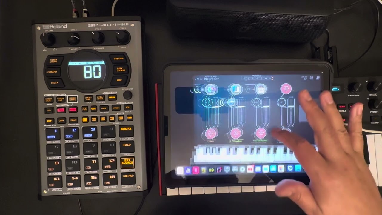 SP404 Mkii Koala as IAA and another Idea using AUM for Instruments into the 404