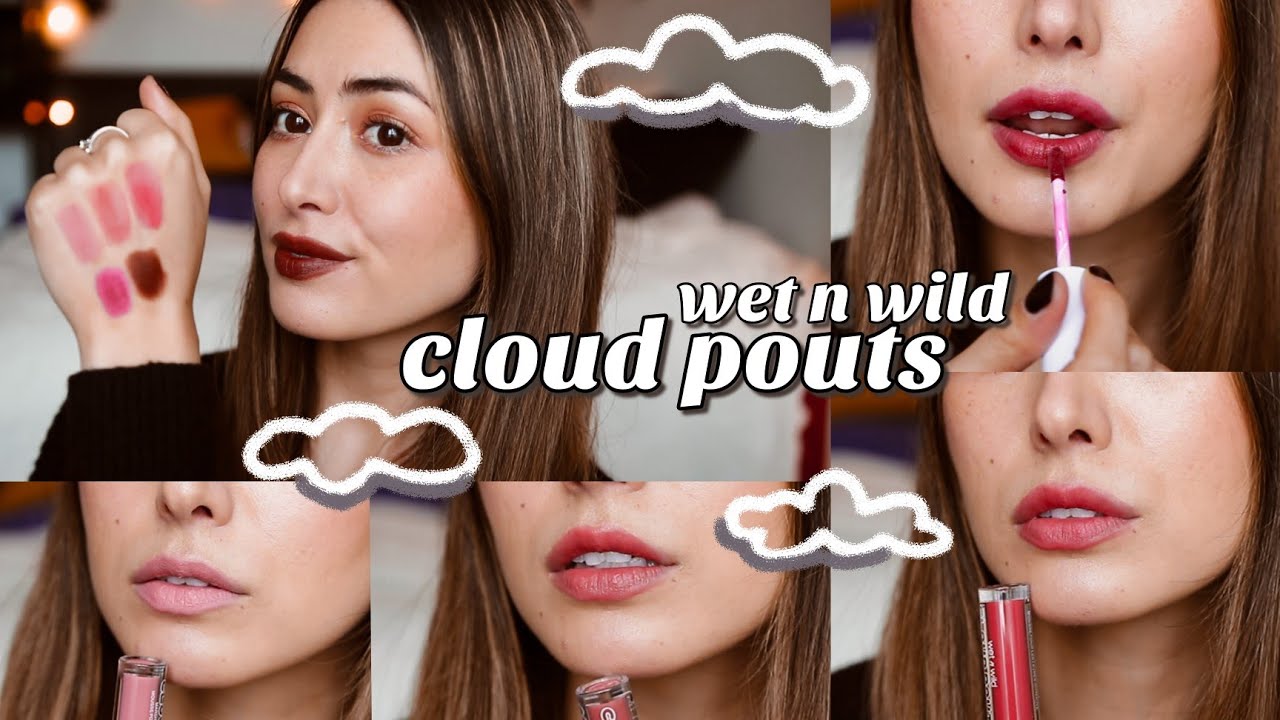NEW Wet n Wild CLOUD POUT Marshmallow Lip Mousses | REVIEW & SWATCHES