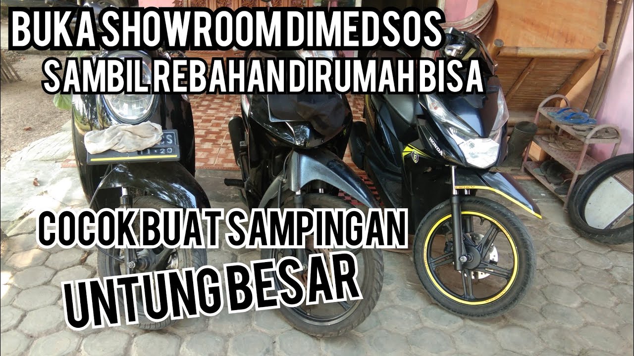 Usaha Jual Beli Motor Bekas Untung Besar,, Coba Aja