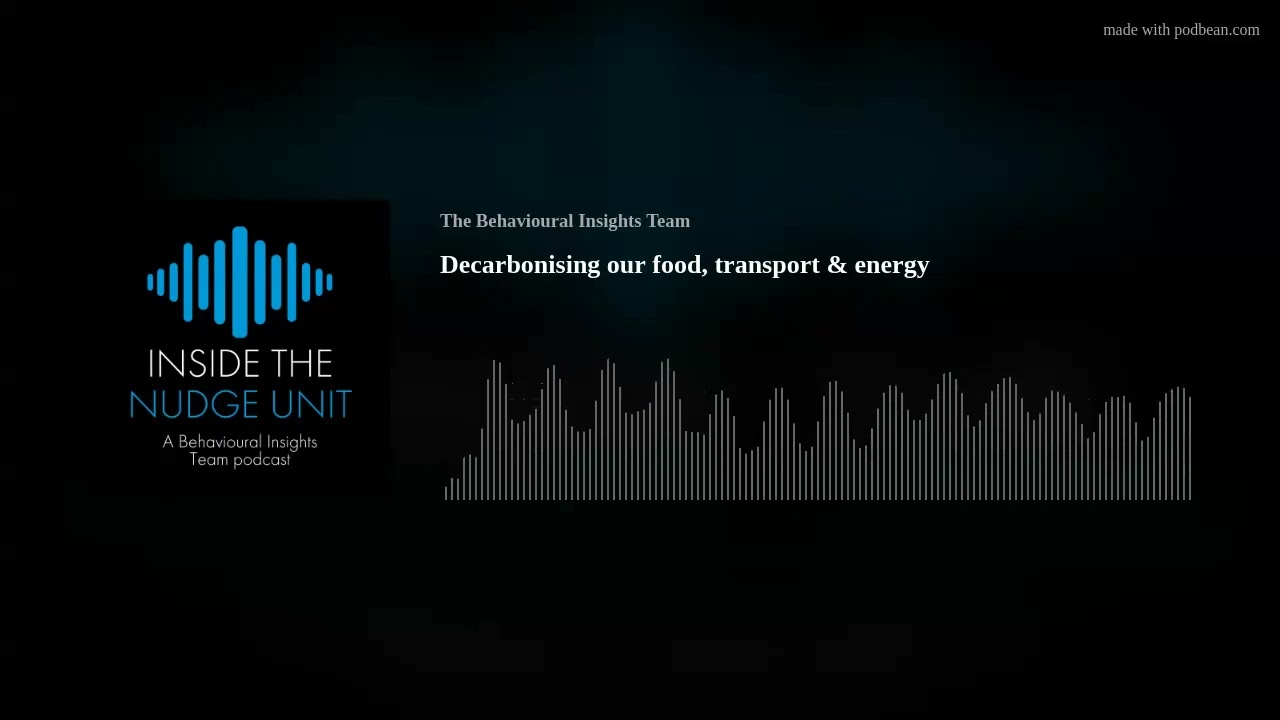 Decarbonising our food, transport & energy