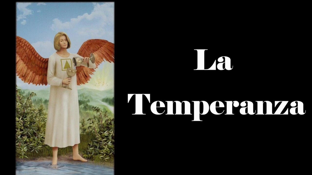 La Temperanza, quattordicesimo archetipo, mazzo di riferimento Waite-Smith