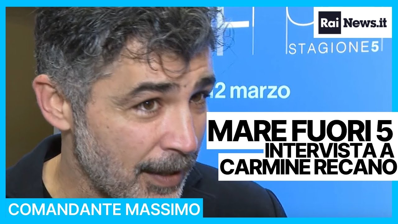 Mare Fuori 5, Carmine Recano è il comandante Massimo: “I ragazzi non si fidano più di noi adulti”