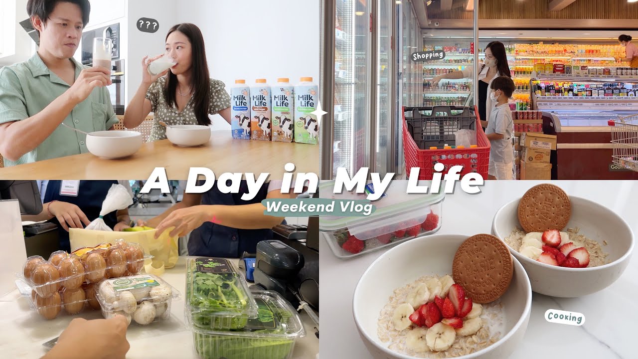 Weekend Vlog | Groceries Shopping & Cooking Healthy Breakfast 🥰