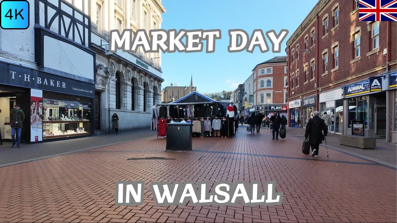 Walking Through Walsall: Discover the Bustling Market Scene