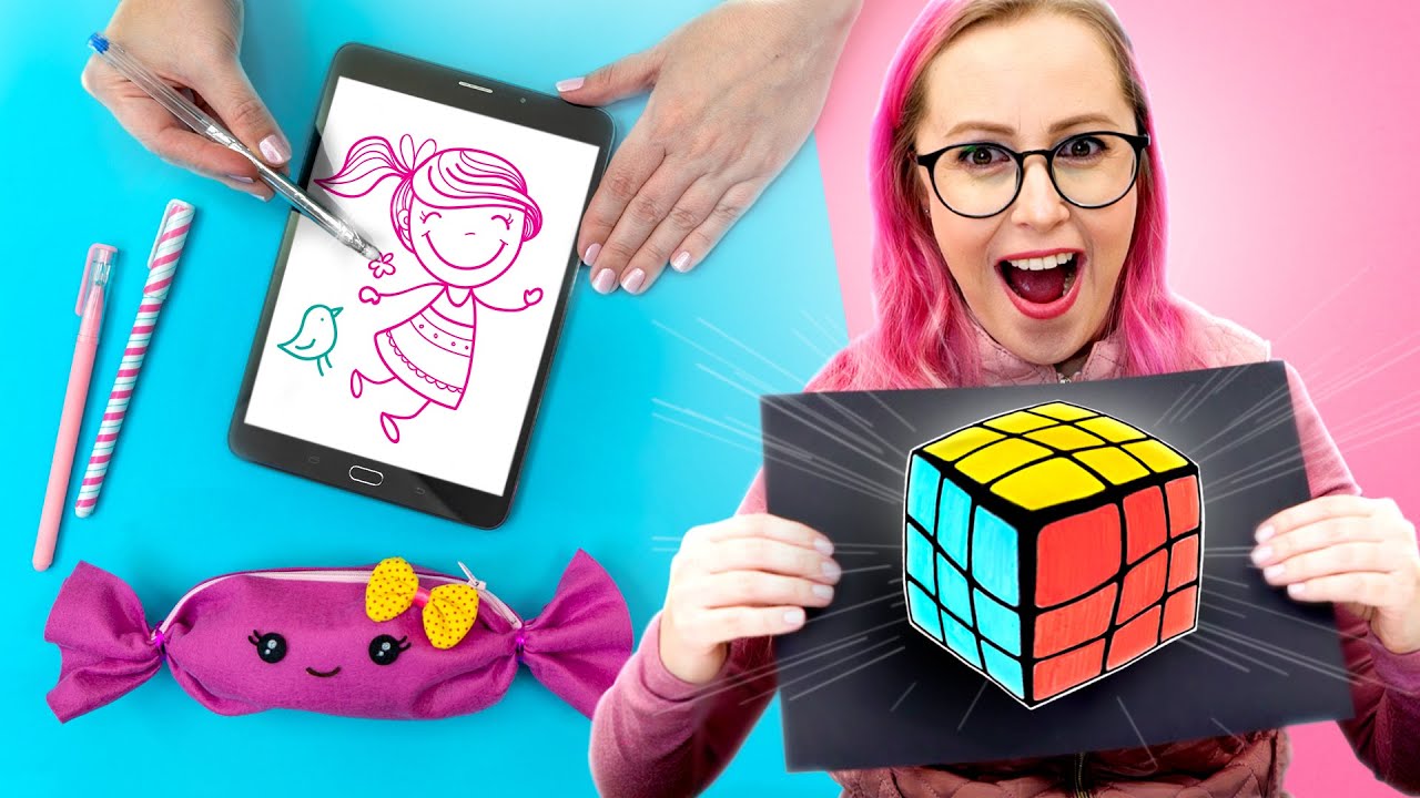 Ideias Sensacionais do TikTok e Kwai 💡 Caneta Mágica, Cubo Mágico, Estojo Kawaii e Bolhas de sabão
