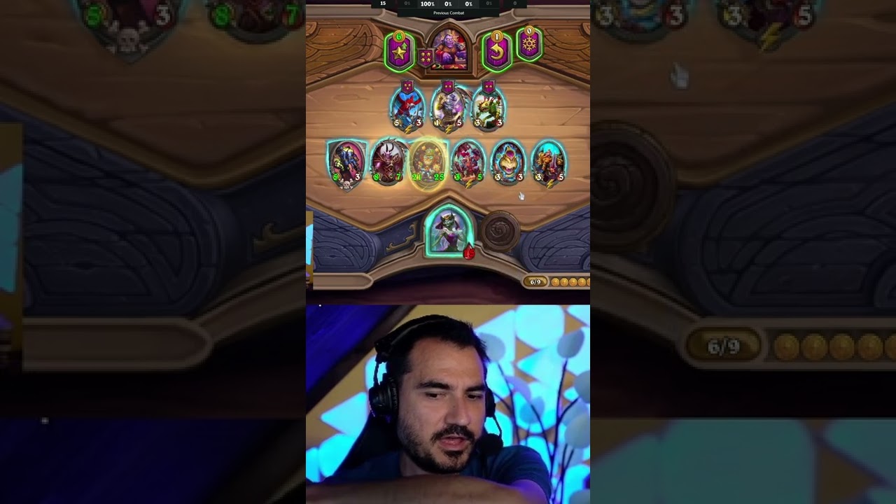 Kripp trolled himself / Hearthstone Battlegrounds funny moments shorts