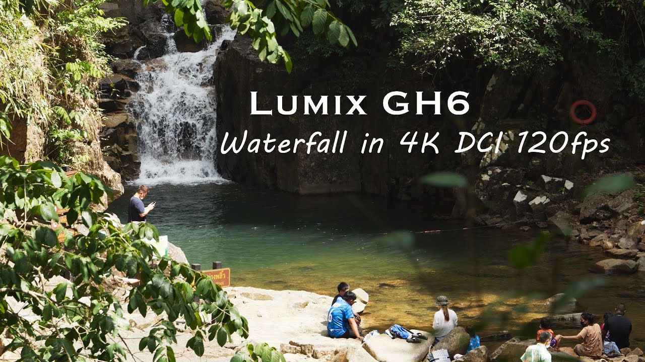 Lumix GH6 Waterfall  in 4K DCI 120fps 4K HDR