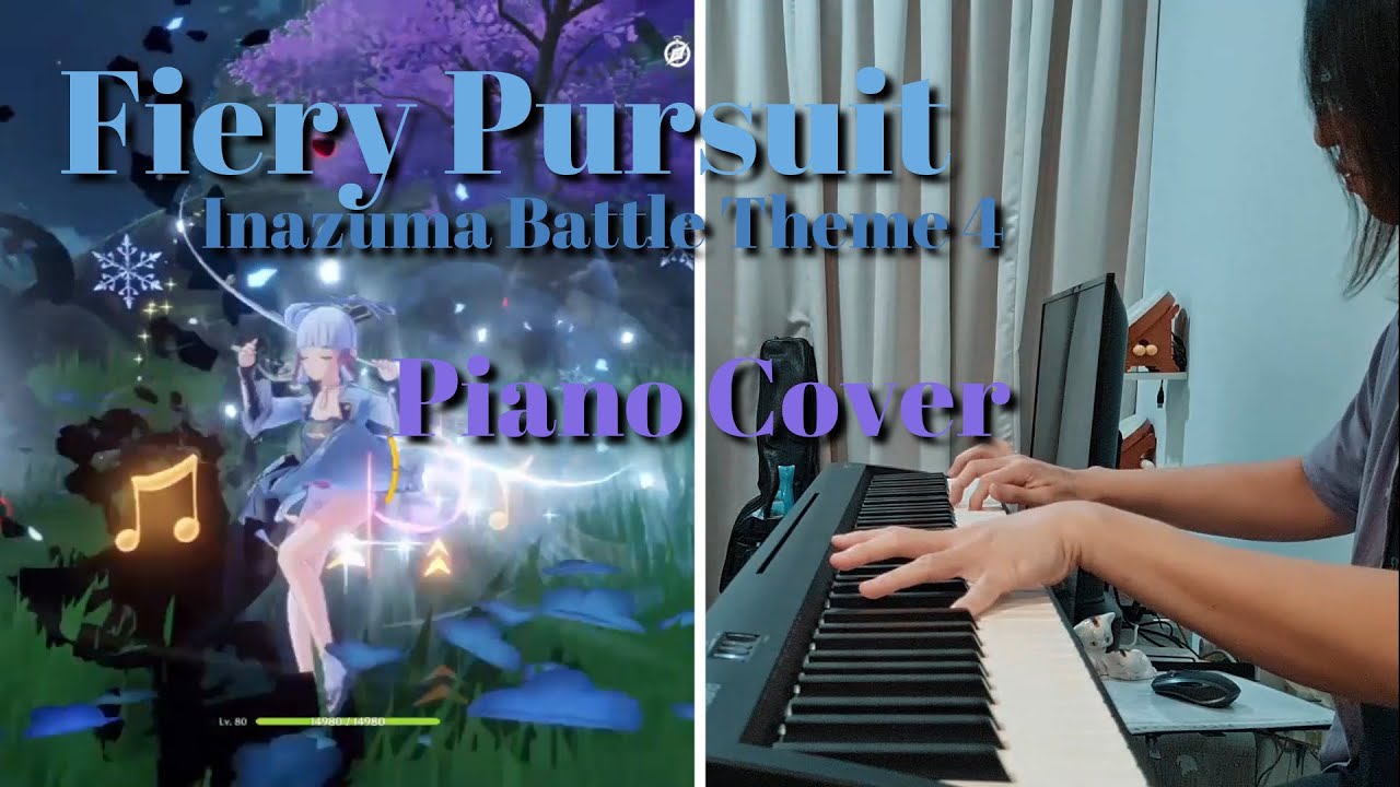 Inazuma Battle Theme 4 - Fiery Pursuit (Genshin Impact OST) Piano Cover by Leo Za