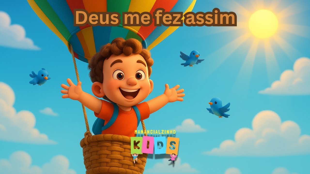 Louvor Infantil: Deus Me Fez Assim | Salmo 139 | Manancialzinho Kids