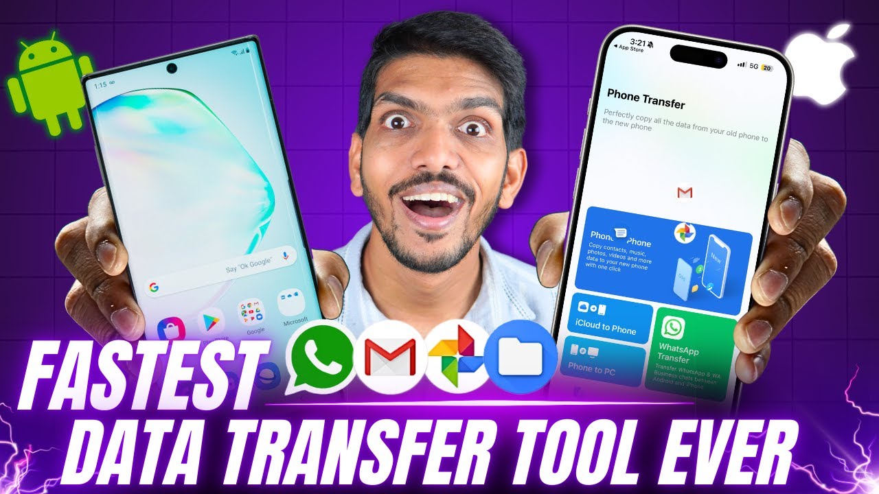 Transfer All Android Data to iPhone - The FASTEST Mobile Data Transfer Tool You've Never Heard Of 😱⚡