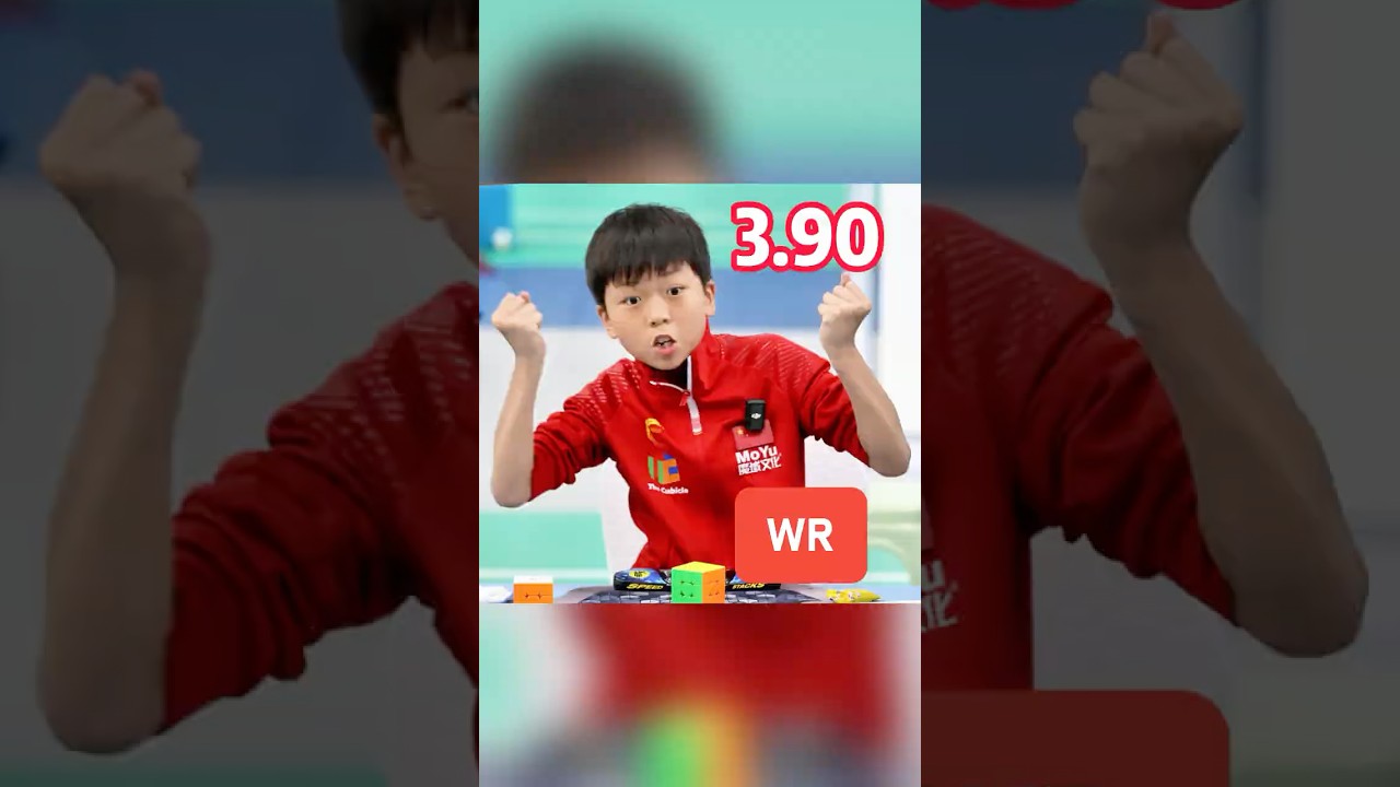 0.01 SMASH😡3.90 3x3 WR Avg Yiheng Wang🇨🇳 | Taizhou Open 2025