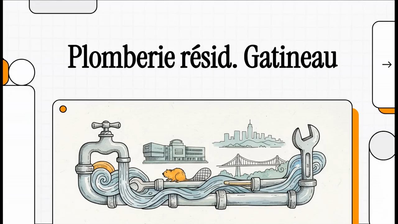 Services de plomberie résidentielle à Gatineau