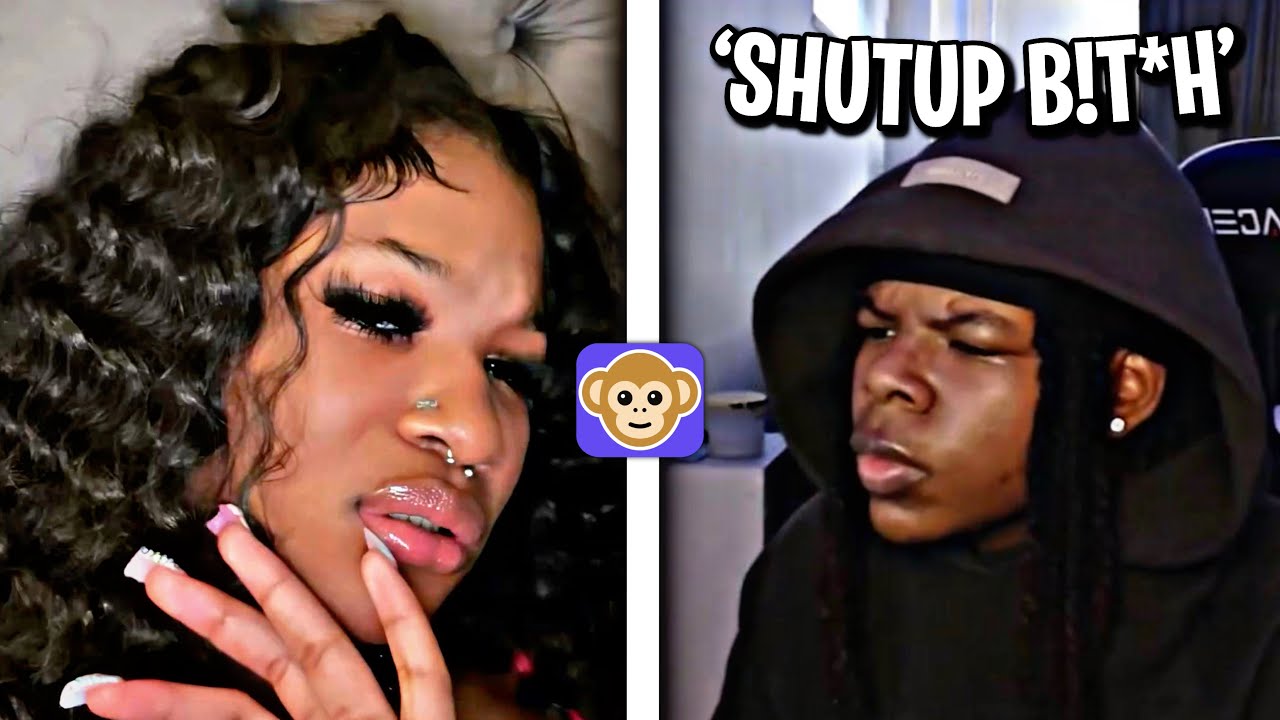 Calling Girls The *B Word* Until They Get Mad 😂 (Monkey App) Pt.2