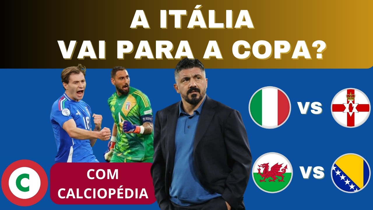 Como chega a ITÁLIA para a REPESCAGEM da Copa? (Com Nélson Oliveira - Calciopédia)