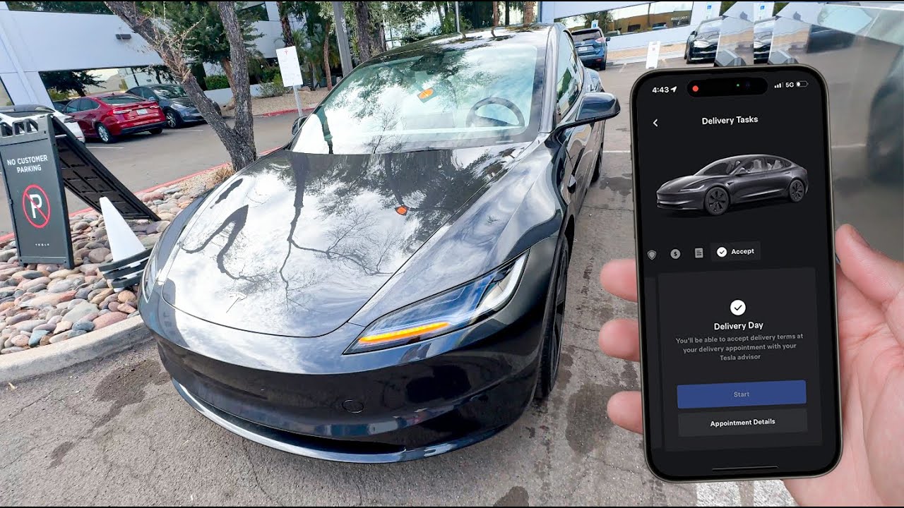 Поставка Tesla Model 3 Long Range AWD 2025 года!