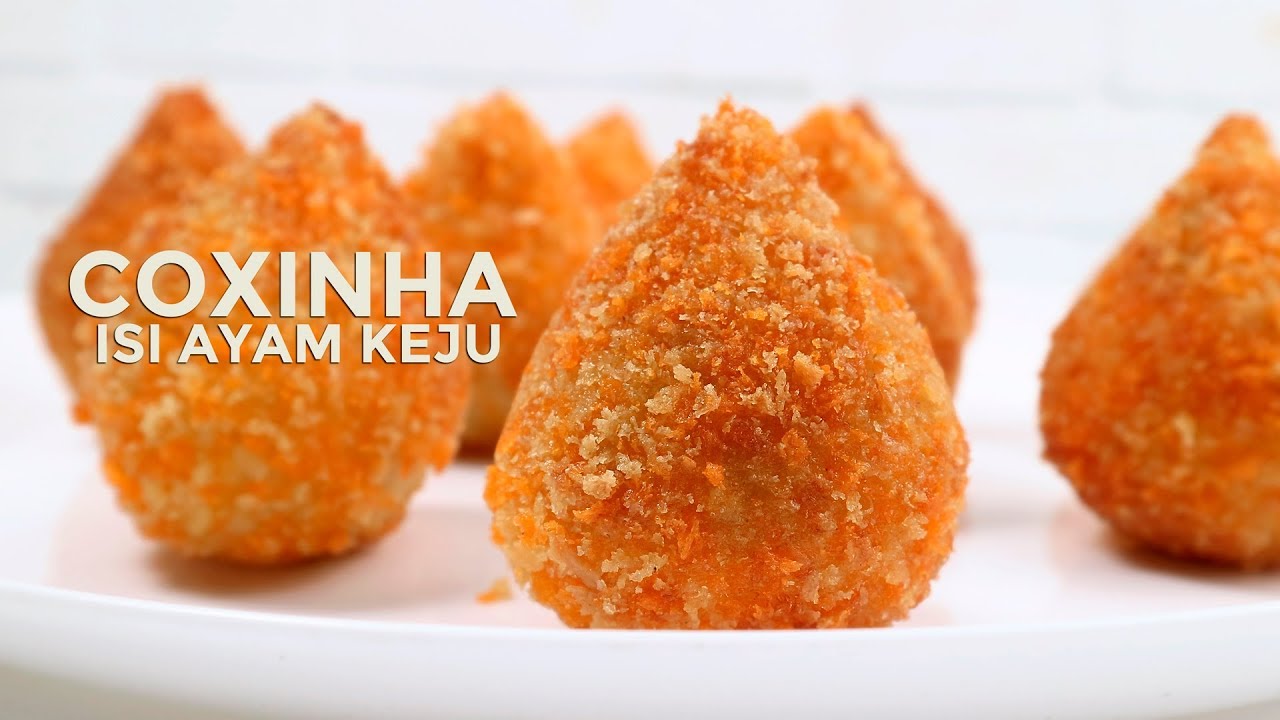 COXINHA // SNACK MIRIP KROKET DAN BITTERBALLEN ISI AYAM KEJU