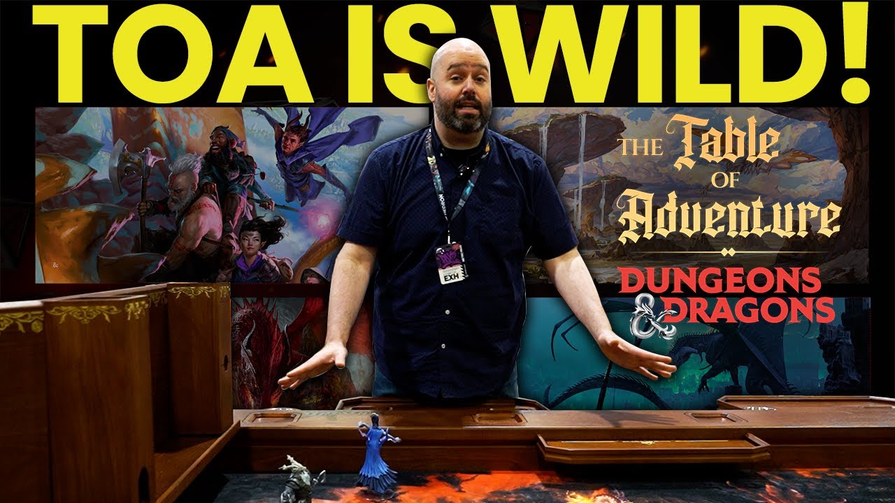 Dungeon Master REACTS to Dungeons & Dragons Official Board Game Table