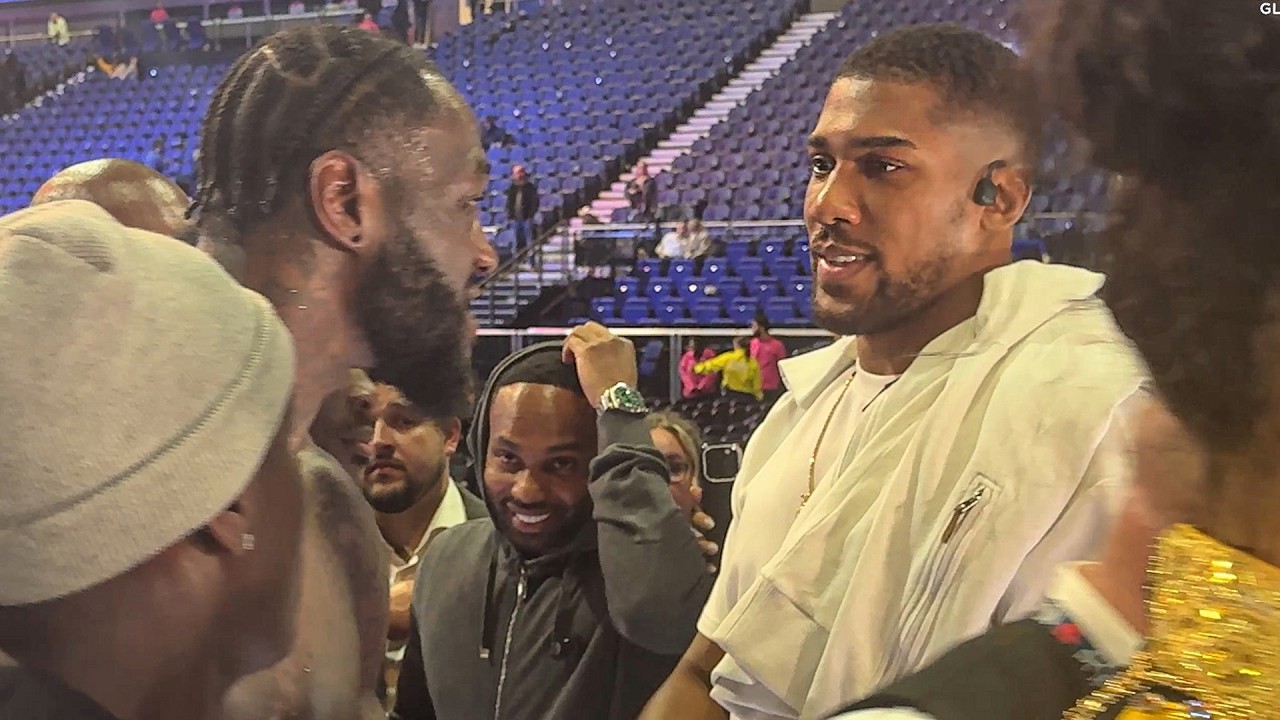 Deontay Wilder CONFRONTS Anthony Joshua 