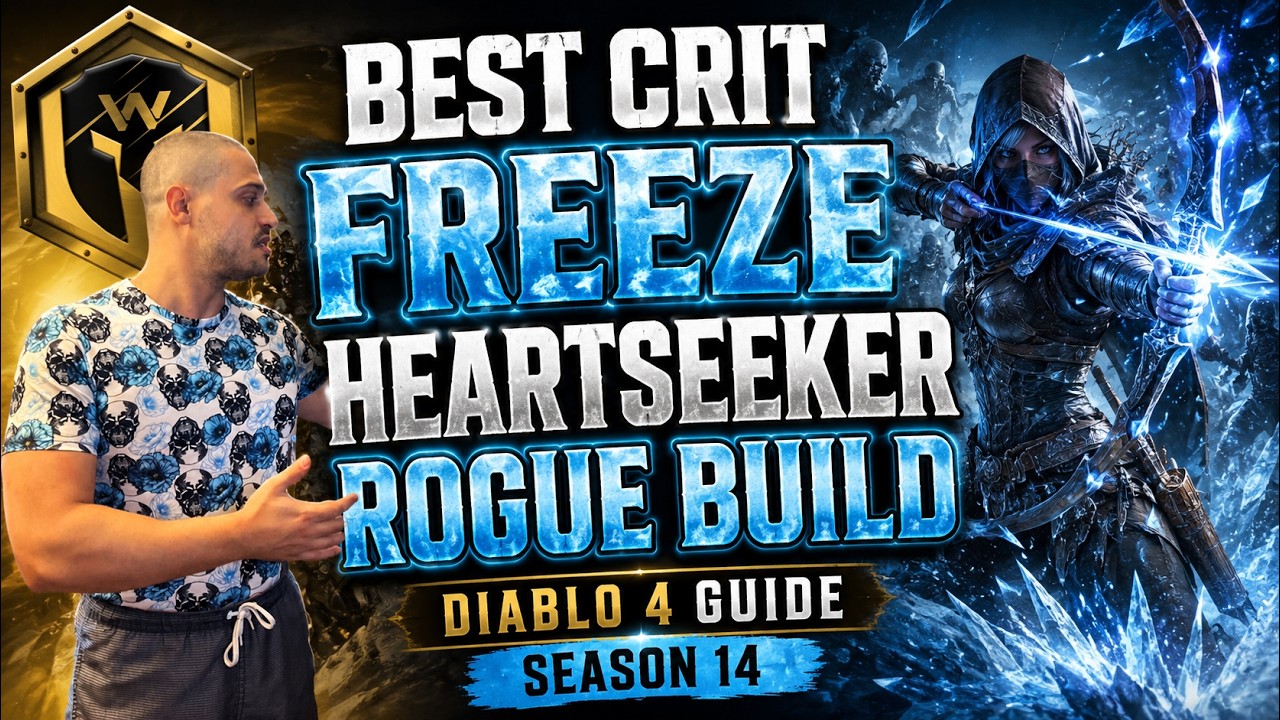 Best Crit Freeze Heartseeker Rogue Build - Diablo 4 Season 14 Guide