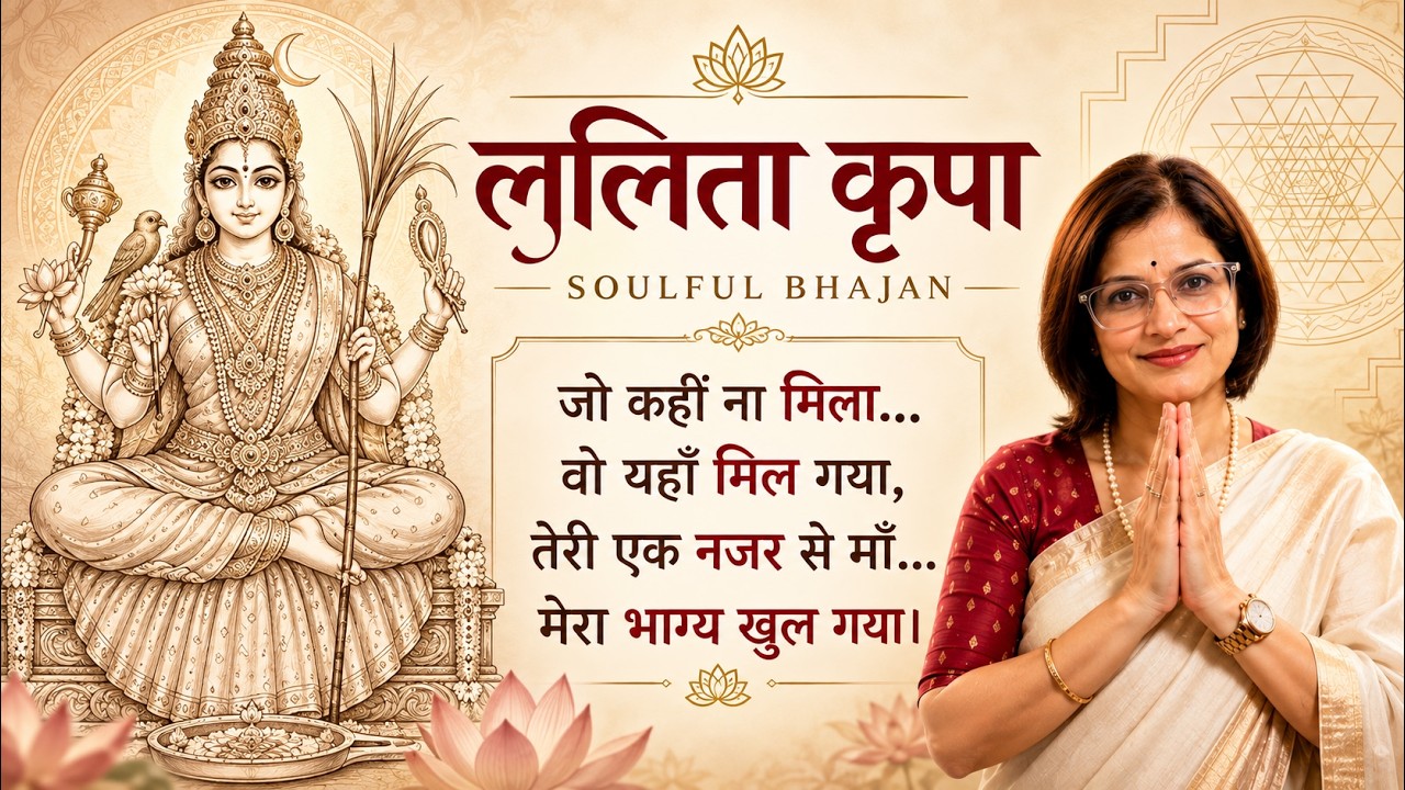 श्री ललिता कृपा:जो कहीं ना मिला वो यहाँ मिल गय |Soulful Lalita Bhajan#lalitasahasranamam #devibhajan