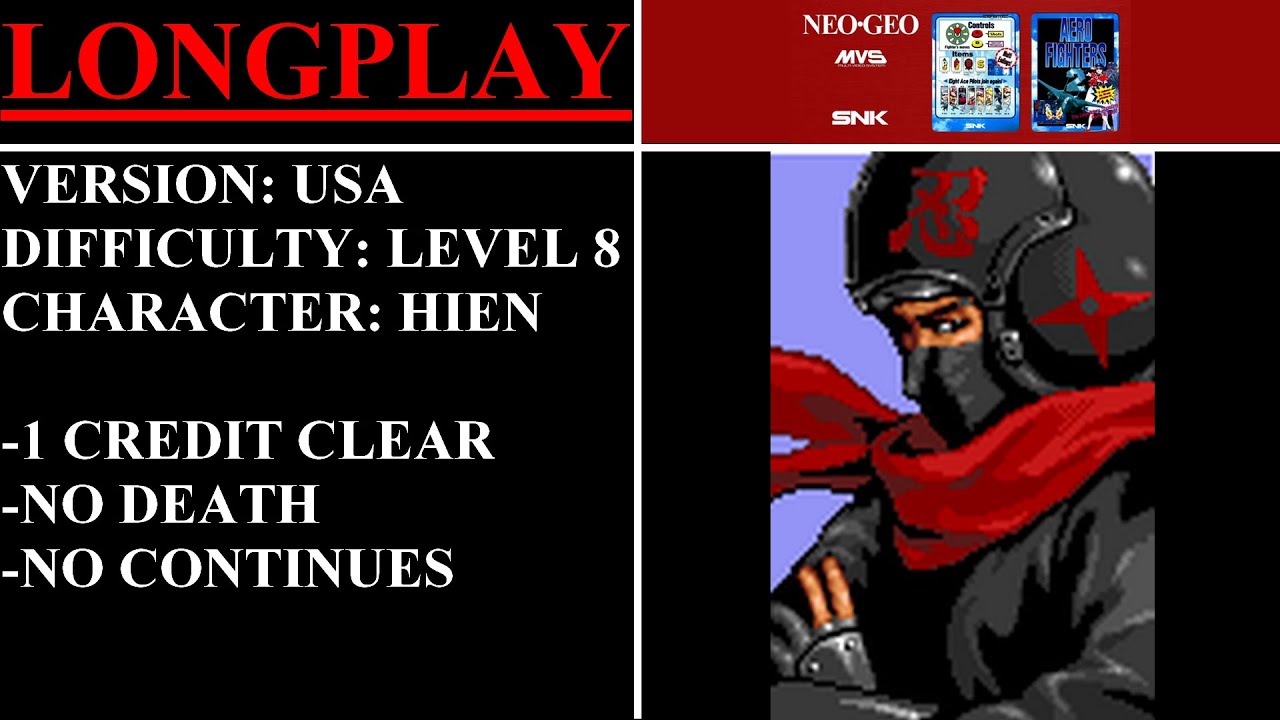 Aero Fighters 2 [USA] (Arcade) - (Longplay - Hien | Level 8 Difficulty)