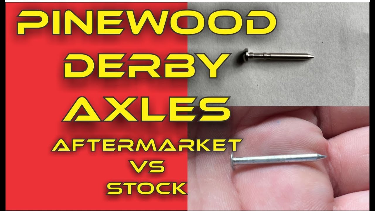 Pinewood Derby Axles