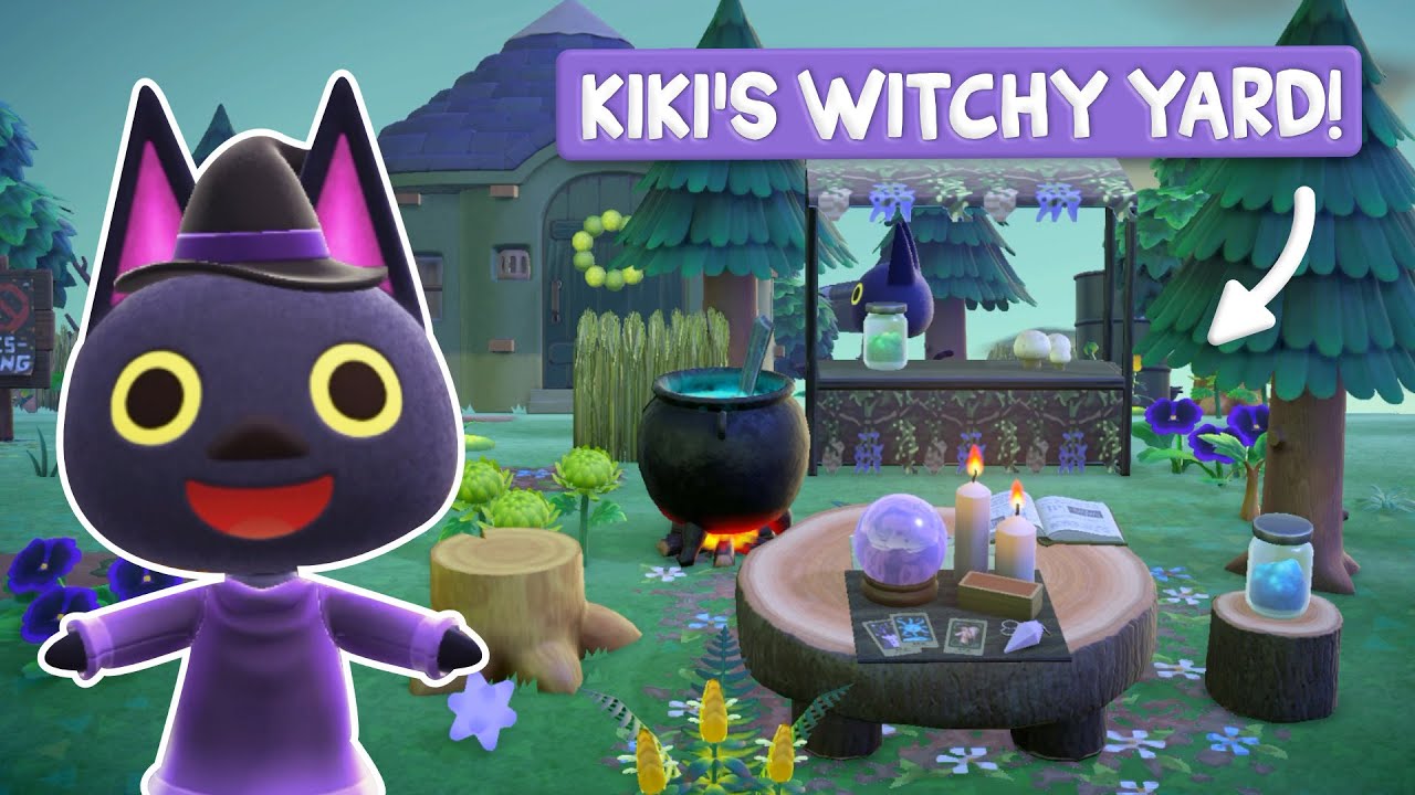 Turning Kiki into a Witch! ✨🦴🦇 Animal Crossing New Horizons