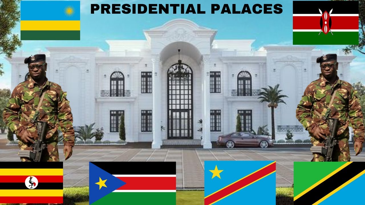 7 East African Presidents With Their Statehouses | Kenya vs Uganda vs Tanzania vs Rwanda