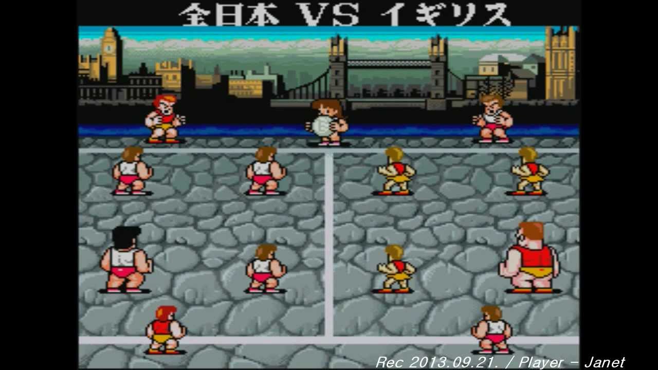 Super Dodge Ball(Nekketsu Koukou Dodgeball Bu) - Japan version 1CC