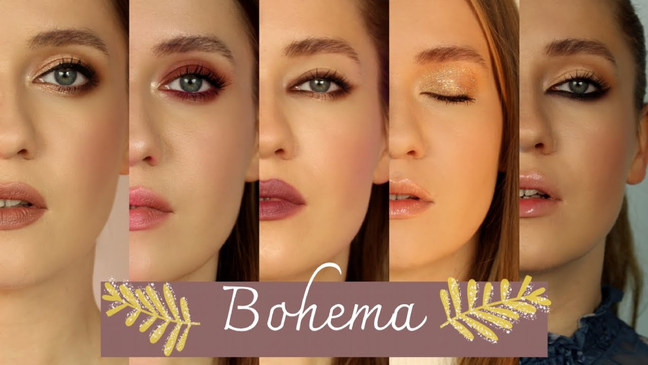 1 PALETA 5 MAKIJAŻY - "BOHEMA" GLAMSHOP X LAMAKEUPEBELLA