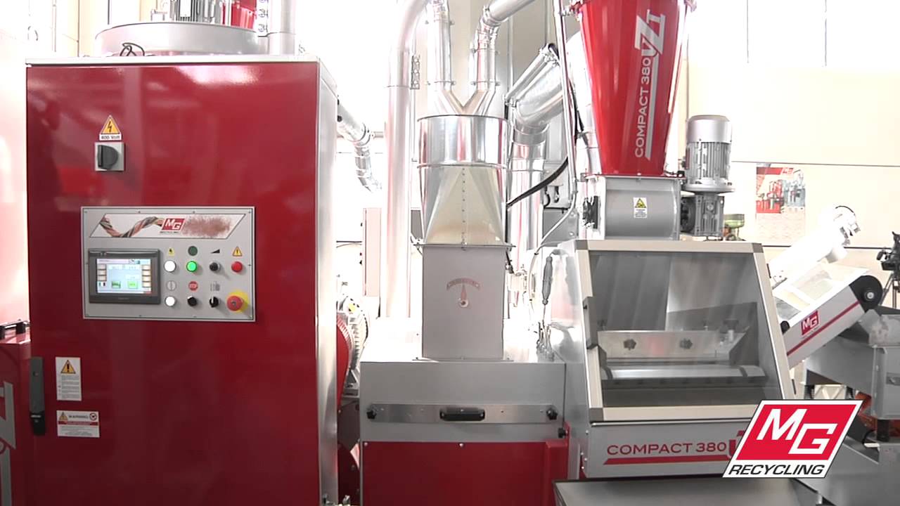 MG 380VZT cable granulator and metal recycling system