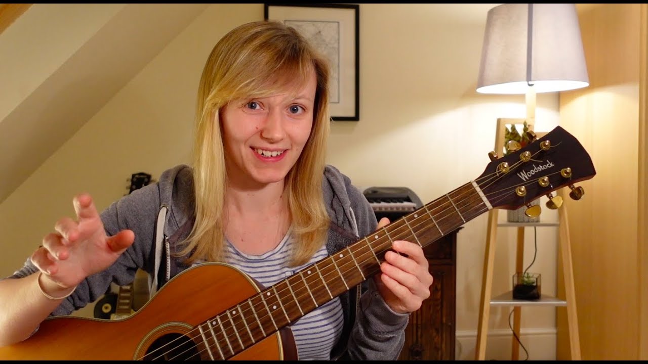 How to play 8 songs with ONLY 4 chords beginner acoustic guitar lesson