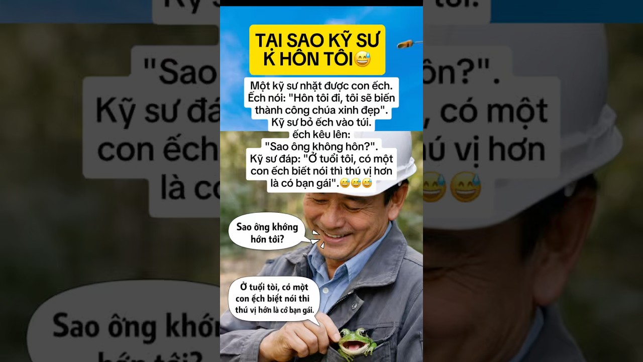 Tại Sao Kỹ Sư K H&ocirc;n T&ocirc;i😅#haihuoc #funny #cườimỗing&agrave;y #cuoichutthoi #vui #videoshort #memes