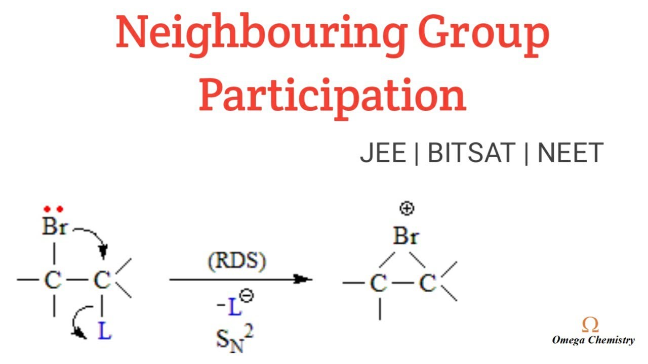 Neighbouring Group Participation | Organic chemistry| JEE | BITSAT |  NEET