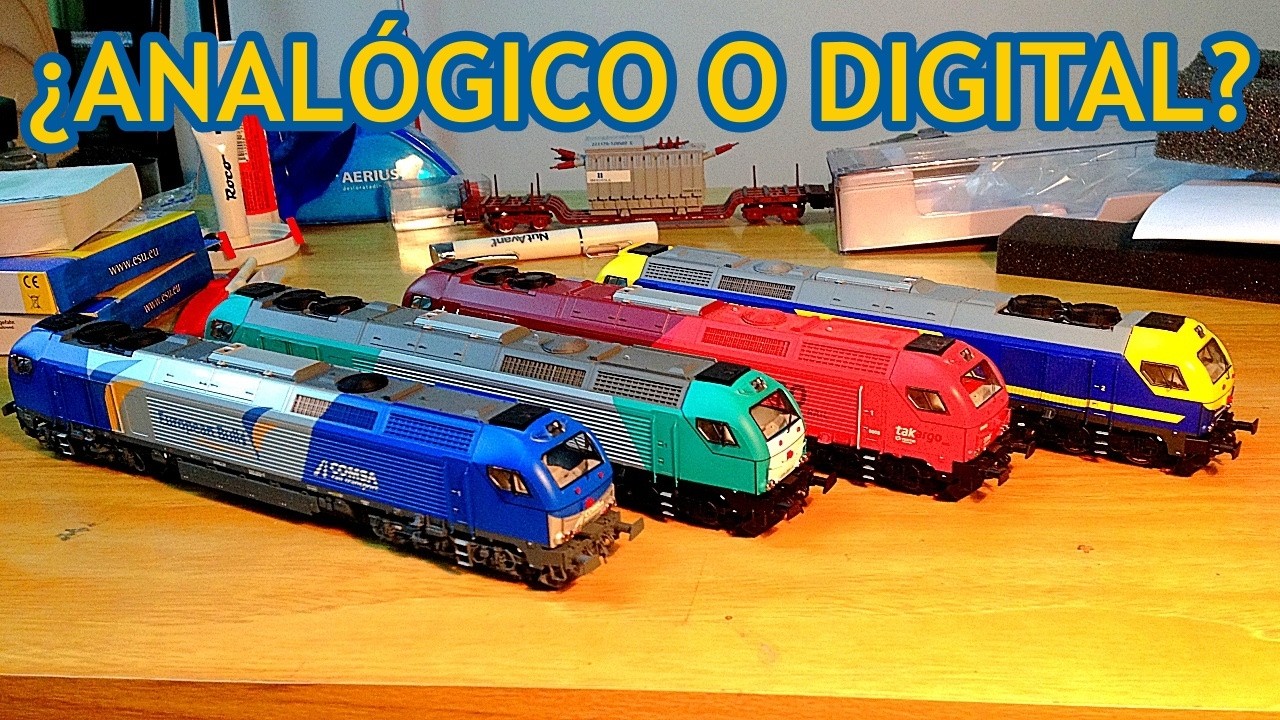 📚 MODELISMO FERROVIARIO ¿Analógico o Digital? La gran cuestión en las MAQUETAS de TRENES