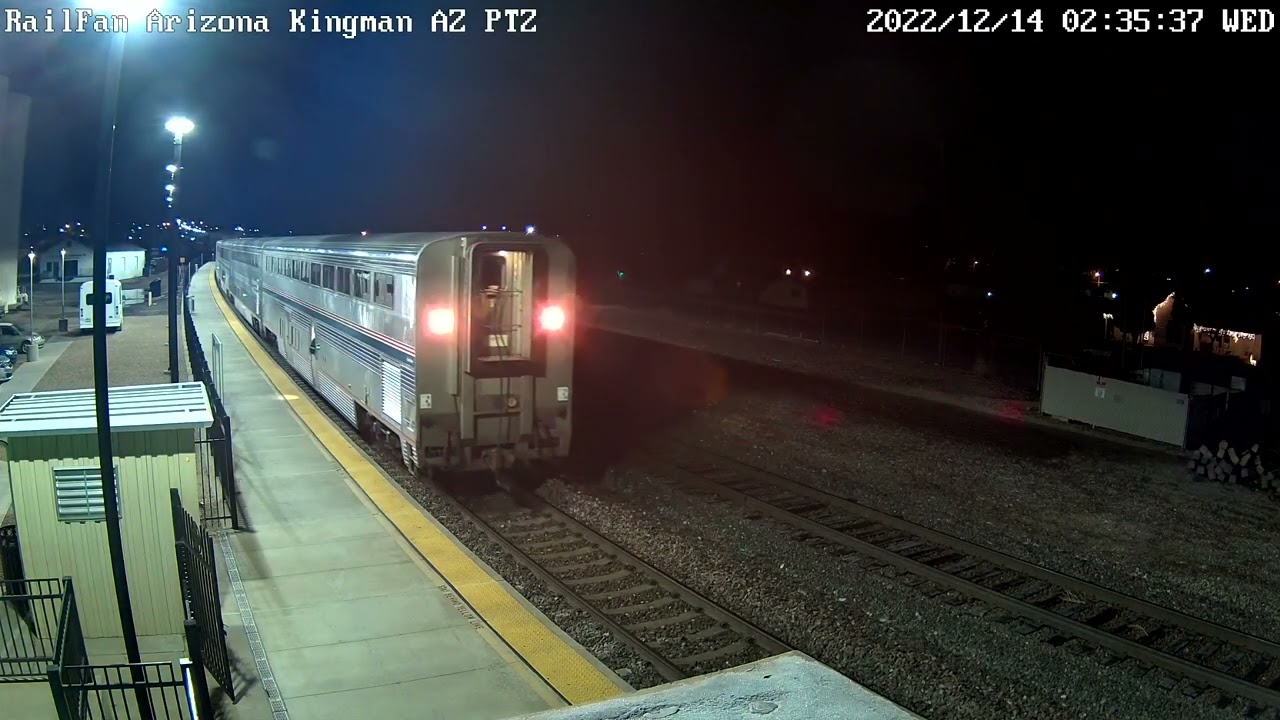 Amtrak #4 (13) Southwest Chief from Kingman, Winslow, and Gallup And SNOW! (12/2022)