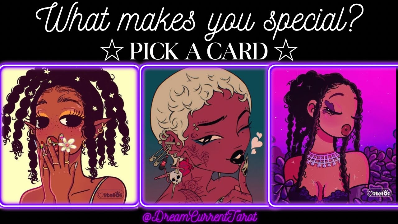 ☆ 𝐏𝐈𝐂𝐊 𝐀 𝐂𝐀𝐑𝐃 ☆🔮WHAT MAKES YOU SPECIAL? 🤩✨ #pickacardtarot 