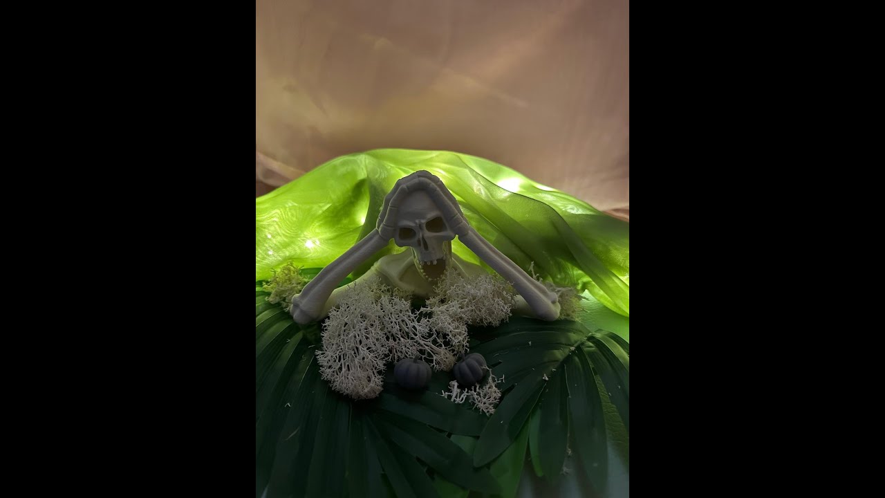 „Wenn Halloween bei mir im Druckbett startet 🎃💀“