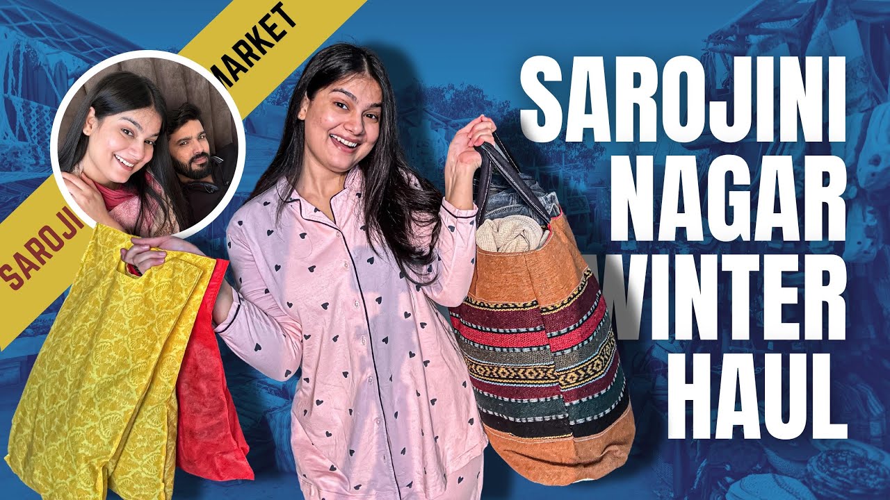 Sarojini Nagar Market Explore 2024| Love Or Arrange🤭♥️| Arshi Saifi #wintercollection #sarojininagar