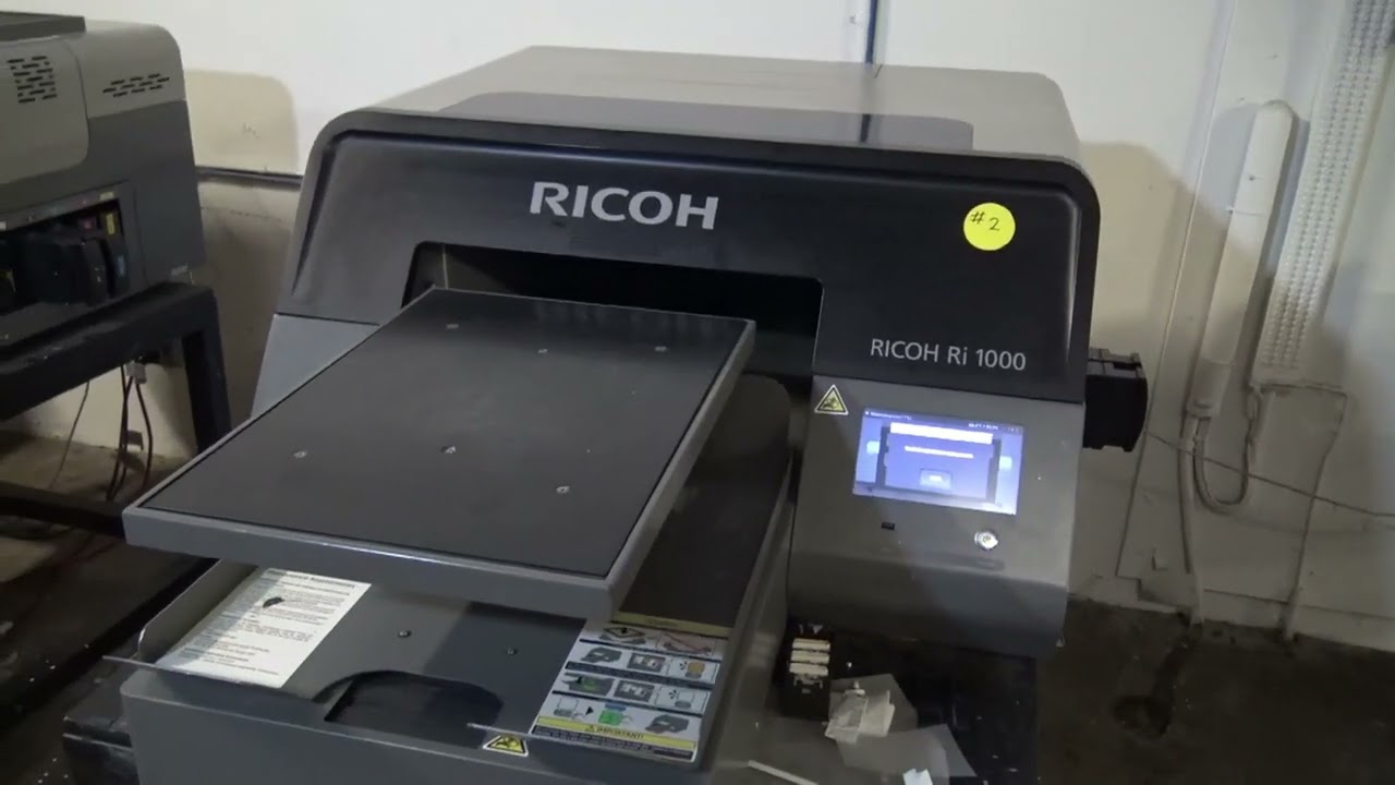 Ricoh DTG Ri1000 Strong Nozzle maintenance