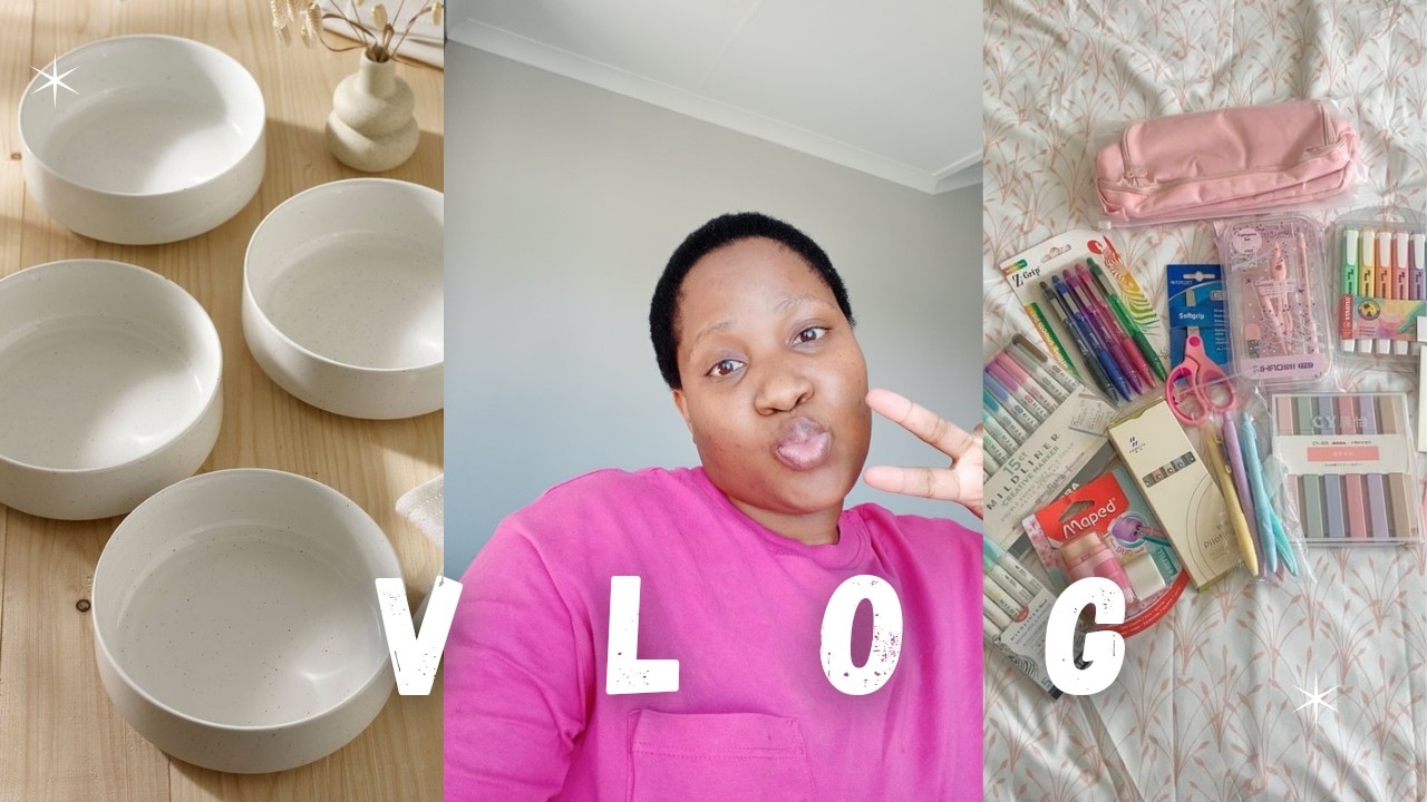 #Vlogmas:Days in the life of a SAHM | Stationery and Uniform | South African YouTuber #vlog #momlife