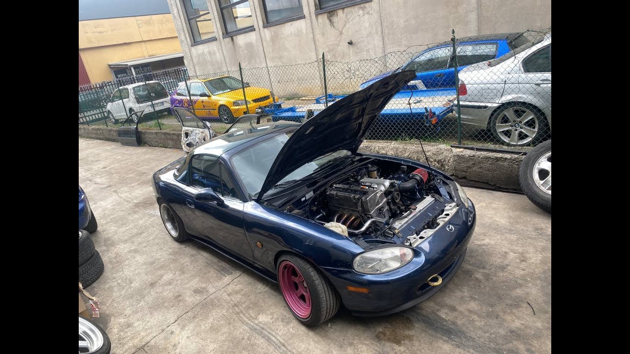 MAZDA MX5 NB K24A SWAP Kpower Industries KIT EP3 | spoiler finale