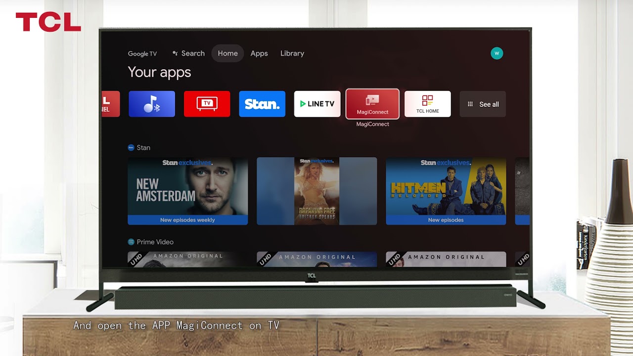 Функция MagiConnect на TCL Google TV