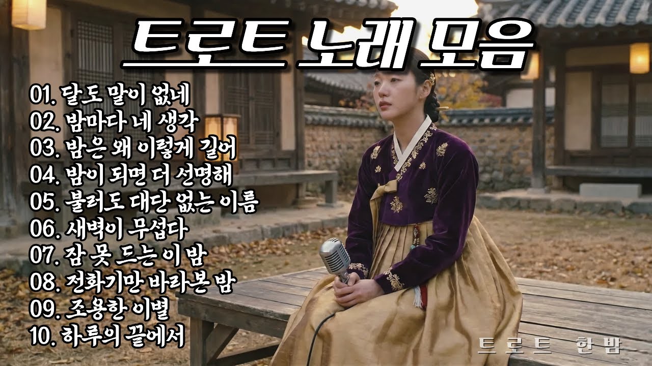 찐한 트로트 #6  | 감성적인 트로트 메들리 | 밤·외로움·기다림 트롯 플레이리스트