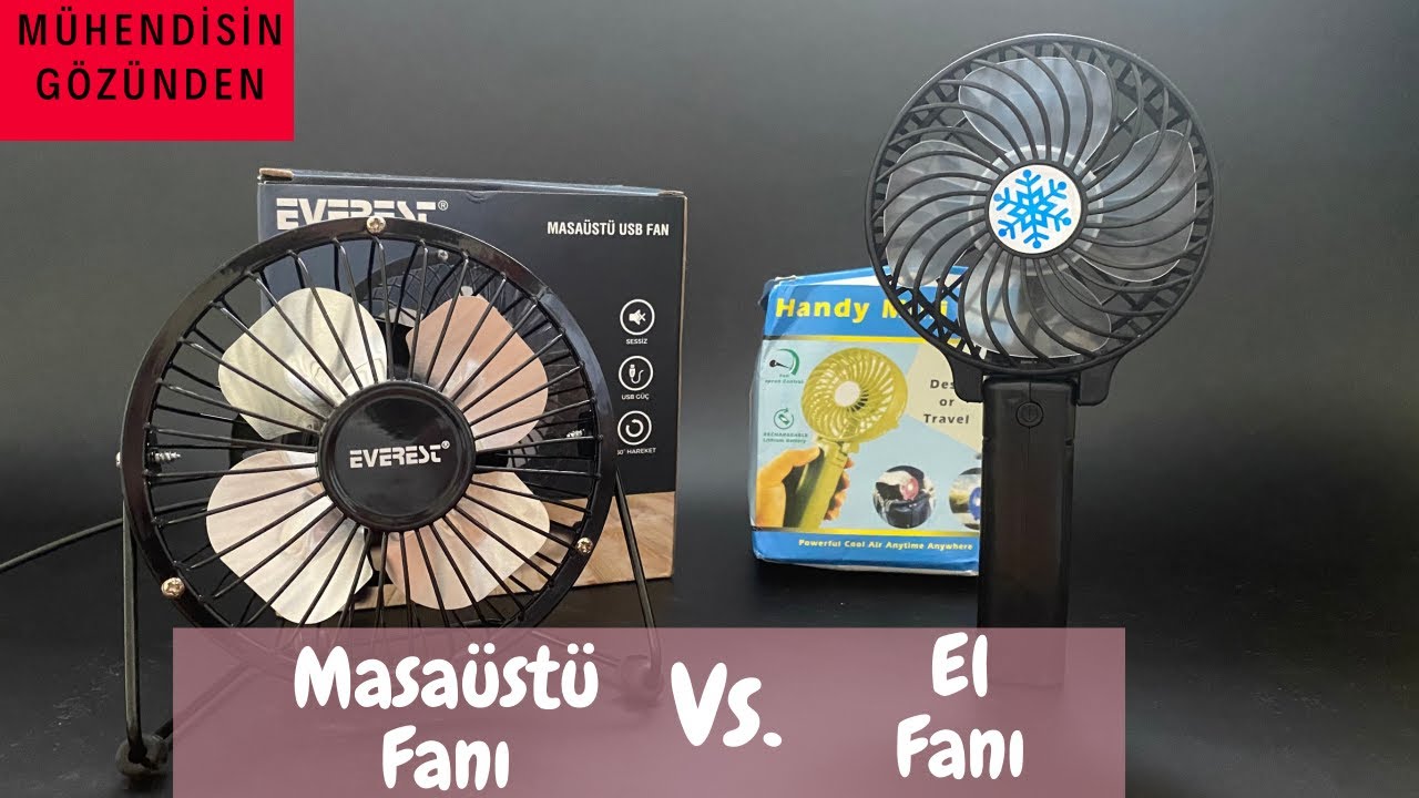 ESMİYOR !! MİNİ SOĞUTUCU FAN ❄️ - KARŞILAŞTIRMA - EL VANTİLATÖRLERİ