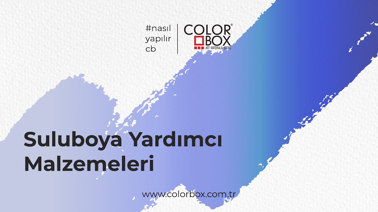 Suluboya Yardımcı Malzemeleri #nasilyapilircb