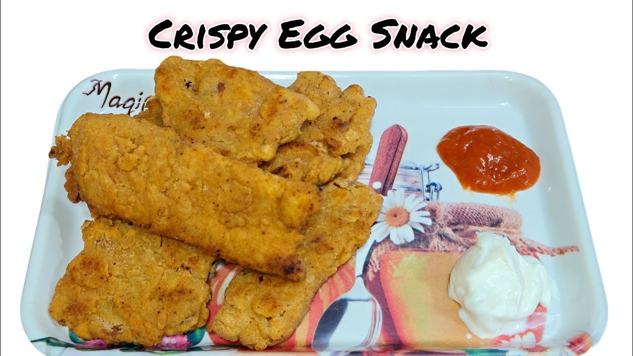 Crispy Egg Snake Recipe | Super Crunchy Snack Everyone Loves