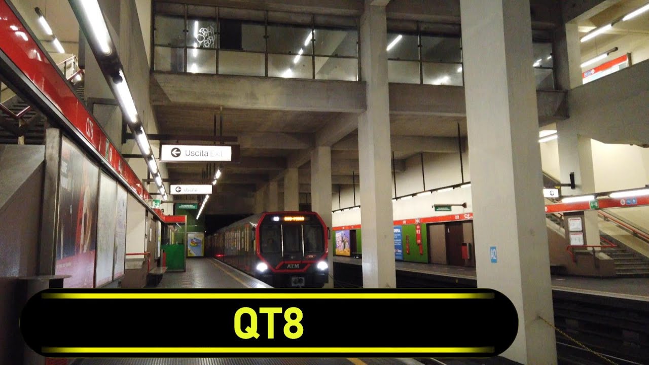 Metro Station QT8 - Milan 🇮🇹 - Walkthrough 🚶